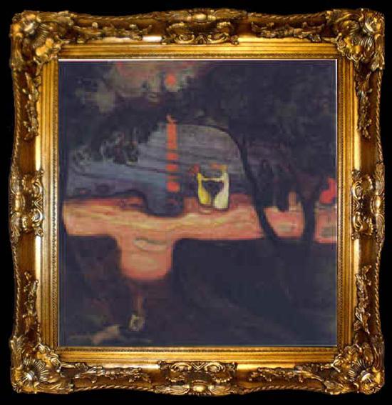 framed  Edvard Munch Dancing on the Beach, ta009-2